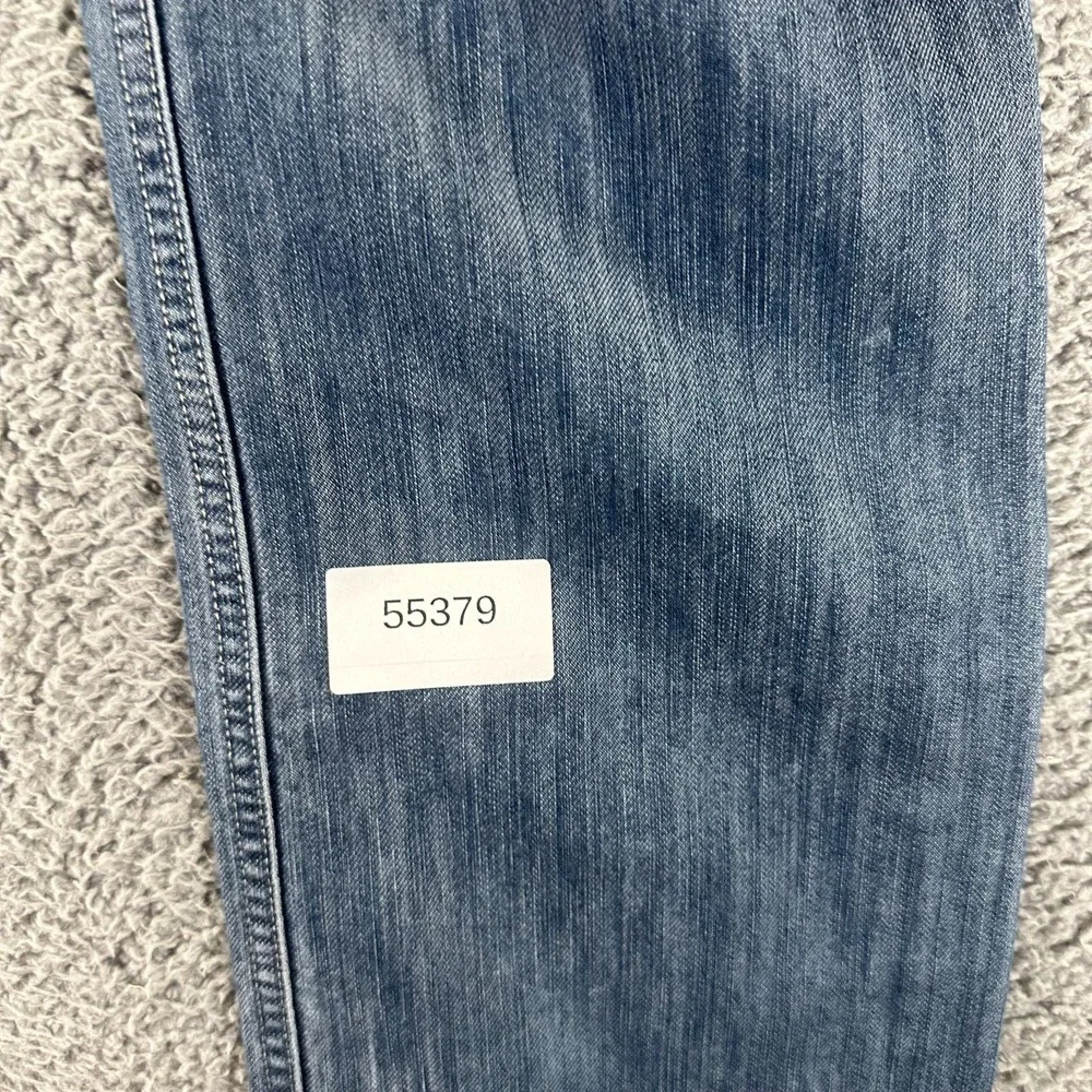 Levi's 514 Jeans Mens 34x32 Blue Cotton Denim Straight Leg Faded Travel Workwear